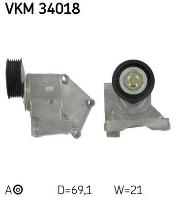 Polea tensora, correa auxiliar servicios SKF ref. VKM 34018
